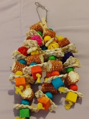 Colorful Natural Chew Toy for Small Pets